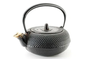 Tetsubin Tetsubin Tetsubin Bollitore Ferramenta Floreale Nanbu Nambu Tekki Vintage GIAPPONESE B952178 - Foto 1 di 12