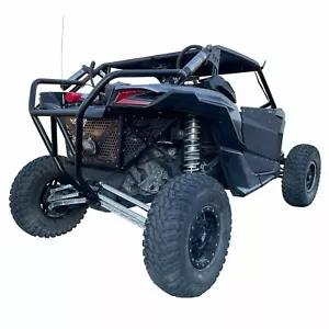 Can-am X3 2016-2021+ Laser Cut Vented Steel Engine Cage Cover Black Charcoal - Foto 1 di 9