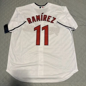 Jose Ramirez Jersey Cleveland Guardians Mens Large White Playoffs MVP #11 - Picture 1 of 6