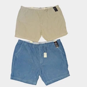 LEVIS BIG MENS SHORTS CHINO CORD 4XL W54IN-W56IN 5XL W58IN-W60IN STRETCH WAIST - Picture 1 of 6