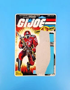 VINTAGE GI JOE CRIMSON GUARD UNCUT FULL CARDBACK! PEACH FILE CARD 34-BACK WOW!🔥 - Picture 1 of 2