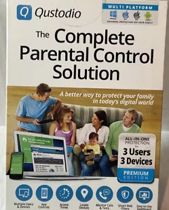 ⚡️QUSTODIO 2014 COMPLETE PARENTAL PROTECTION ALL-IN-ONE CONTROL SYSTEM - Picture 1 of 2