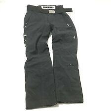 Bogner Women’s Ski Pants Zipper Belted Mid Rise Solid Black Size 34 Insulated 