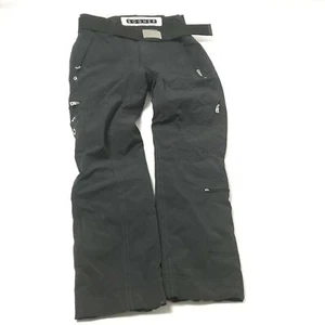 Pantalones de esquí para mujer Bogner con cremallera cinturón de altura media negros lisos talla 34 aislados - Imagen 1 de 10