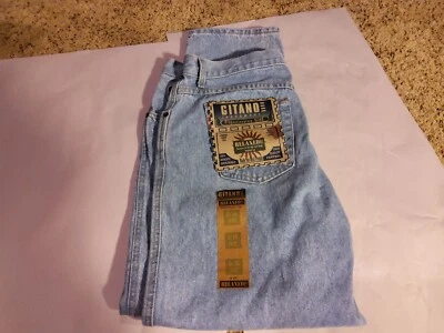 NEW VINTAGE Gitano Jeans Womens Size 16 Short, Denim, Faded, NEW W/TAG - Image 1 of 4