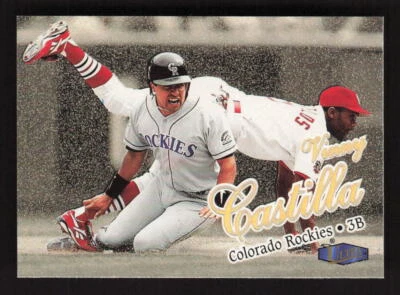 1998 Fleer Ultra Gold Medallion #55G Vinny Castilla  Colorado Rockies - Image 1 of 2