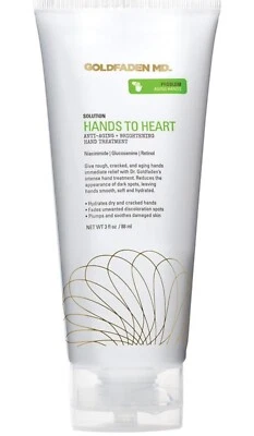 New! Goldfaden MD •Hands To Heart• Anti-Aging + Brightening Hand Treatment 3 Oz - Image 1 of 4