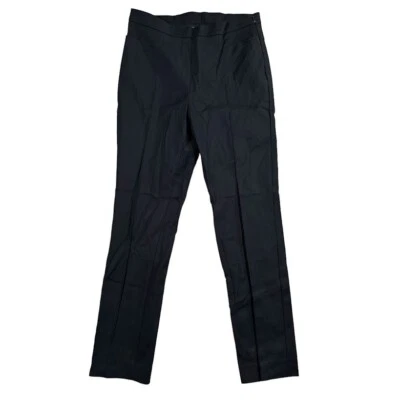 Akris Punto Womens 28x27.5 Mara Slim Fit Jersey Trouser Ankle Pants Pintuck Navy - Image 1 of 4