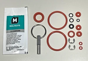 GROSSES KIT Jura ENA Micro & A-Serie Original-Zubehör-Hersteller Braugruppe O-Ring Set mit ovalem Kopf Schlüsselwerkzeug - Bild 1 von 3