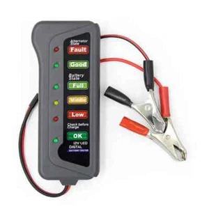 Digital Car Motorcycle Battery Tester, 12V Diagnostic Tool - Picture 1 of 3