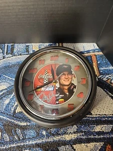 Dale Earnhardt Jr Coca Cola Wall Clock Signature Series NASCAR 9" x 2" - Picture 1 of 4