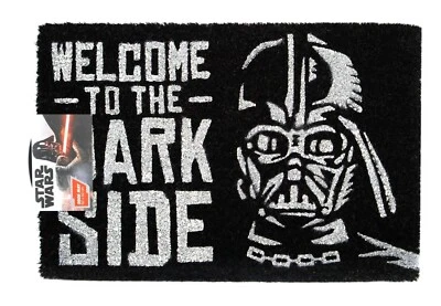 Fußmatte Star Wars Welcome To The Dark Side Markenfußmatte Kokosfasern 60x40 cm - Bild 1 von 4