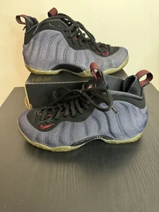 Nike Air Foamposite Denim Size 8 Sneakers 100% Authentic. (A7) - Picture 1 of 7