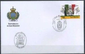San Marino 2014 Juventus, Sport, Soccer, Football FDC - Picture 1 of 1