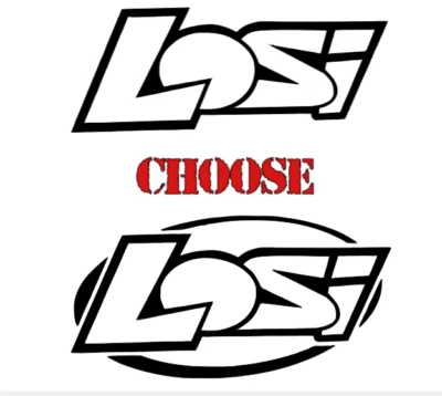 LOSI  LOGO  DIE-CUT  Decal   Sticker  ( 4 PCS )   RC Truck NEW - Image 1 of 3