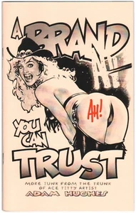 Adam Hughes "A Brand You Can Trust" (2004) Con Sketchbook SIGNED - Afbeelding 1 van 3