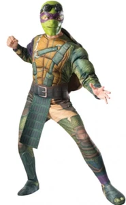 New Ninja Turtle Donatello Adult Costume Standard Fits Up to 44 Size - Picture 1 of 1