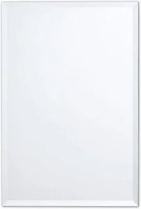 Frameless Square Mirror 30" x 30" Bathroom Wall Mirror w/Beveled Edge - Picture 1 of 10