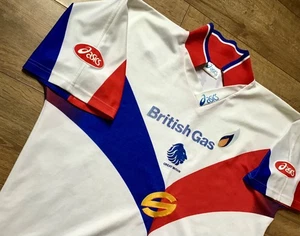 GREAT BRITIAN RUGBY LEAGUE SHIRT / JERSEY SUPER LEAGUE "BRITISH GAS" EXTRA LARGE - Picture 1 of 17