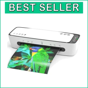 Compact 9-Inch Laminator with Hot & Cold Modes - Perfect for Office & School Use - Picture 1 of 10