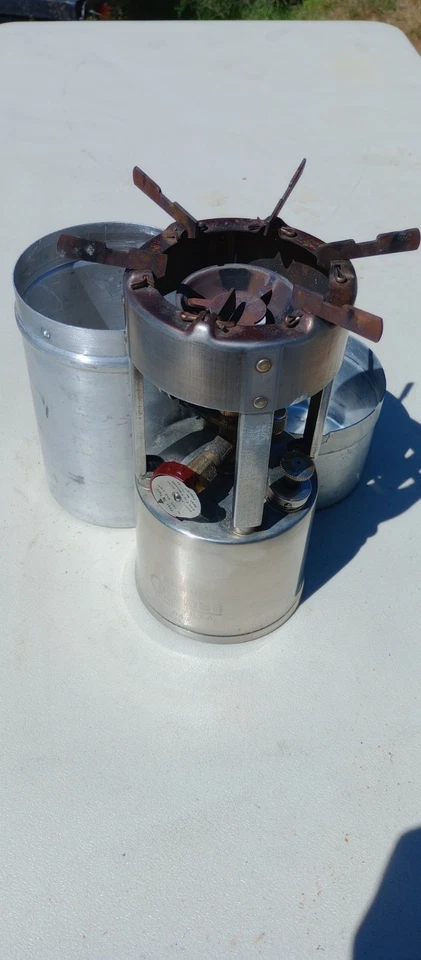 Rare Military Army WW2 WWII Coleman No 530 A46 Burner Gas Stove Can Canister USA - Image 1 of 4