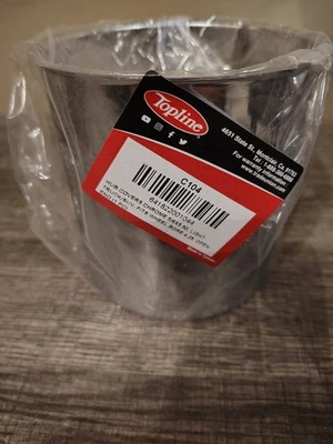 Chrome hub cover for light trucks and SUVs. 5x5.5 /6x5.5 bolt pattern, 4.25 bore - Image 1 of 3