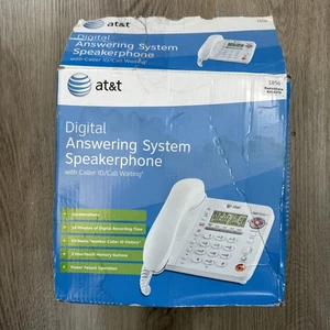 AT&T Digitaler Anrufbeantworter Telefon 1856 Freisprecheinrichtung mit Anruferkennung Open Box Neu - Bild 1 von 7
