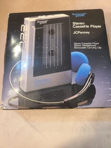 RARE JC Penny Stereo Cassette Player 681-6016 - Picture 1 of 12