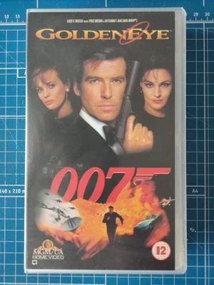 James Bond Goldeneye - Pierce Brosnan (PAL VHS) with Reverse Sleeve - Image 1 of 4