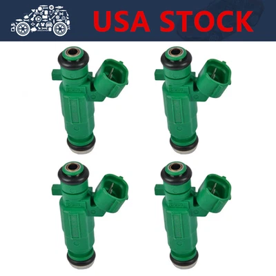 4pcs Green Fuel Injector for Hyundai Genesis Coupe 2010 2011 2012 L4 2.0L Petrol - Image 1 of 4