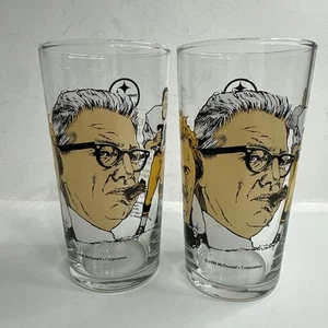 Juego de 2 vasos del Salón de la Fama de los Pittsburgh Steelers McDonalds 1990 Terry Bradshaw - Imagen 1 de 10