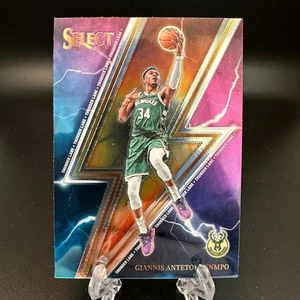 2023-24 Panini Select Giannis Antetokounmpo Thunder Lane #4 Milwaukee Bucks - Picture 1 of 2