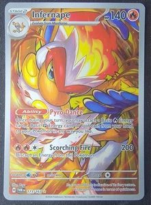 Infernape 173/167 Sv06: Twilight Masquerade Holo Pokémon NM TCG - Picture 1 of 2