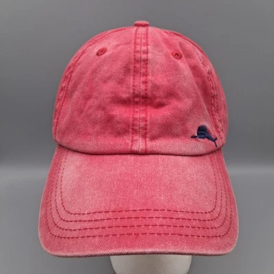 Tommy Bahama Red Adjustable Strap Back Baseball Hat Cap - Image 1 of 4