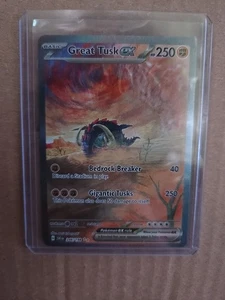 Pokémon Great Tusk ex Illustration Rare 246/198 SVI Scarlet & Violet NM - Picture 1 of 6
