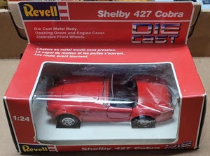 Revell Shelby 427 Cobra Red Die Cast Metal Body 1:24 New In Box - Picture 1 of 4