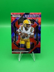 Jayden Daniels RED ICE RC New Recruits #NR-JDS 2024 Prizm Draft Picks Commanders - Picture 1 of 2