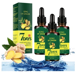 Ginger Hair Growth Germinal Oil, Regrow 7 Days Ginger Germinal Serum for 3pcs  - Picture 1 of 8