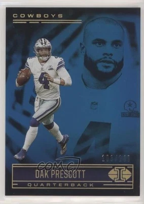2021 Panini Illusions Trophy Collection Light Blue /149 Dak Prescott #46 - Image 1 of 2
