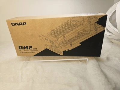 QNAP QM2-4P-384A Quad M.2 PCIe 2280 SSD Expansion Card - Image 1 of 3