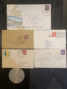 G.B. 5 x Wildings FDCs mit Spezial CDs siehe Scans - Bild 1 von 3