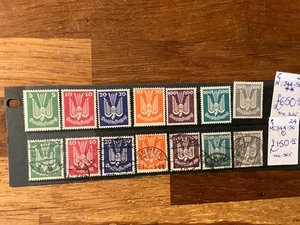 Deutsches Reich Mi.Nr.344-50 postfrisch postfrisch ** und fein gest. -176 - Bild 1 von 8