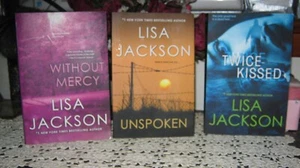 Lisa Jackson "Without Mercy" +2 Lot of 3 Suspense Novels           M-794 - Bild 1 von 5