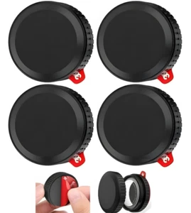4 Pack Air Tags Waterproof Holder Airtag Case with 3M Adhesive Sticker Apple .. - Picture 1 of 8