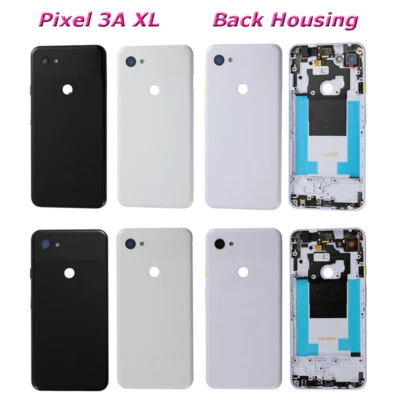 For Google Pixel 3A XL Rear Battery Back Door Glass Cover Housing Replacement A+ - Image 1 of 4