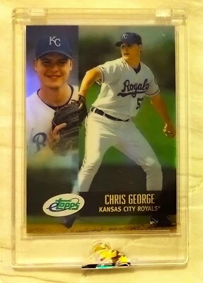 CHRIS GEORGE 2002 eTopps Baseball - #79 /3000 Immaculate condition - Image 1 of 2