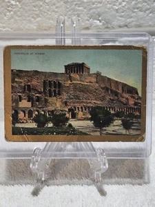 1911 T99 Pan Handle Scrap Tobacco Card The Acropolis At Athens Royal Bengals - Picture 1 of 4
