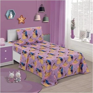Lenzuola da letto matrimoniale Beauty & The Beast set da 3 pezzi - Foto 1 di 3