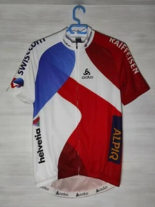 HELVETIA ODLO SWISSCOM AUDI BIKE SHIRT CYCLING JERSEY SIZE L - Picture 1 of 9
