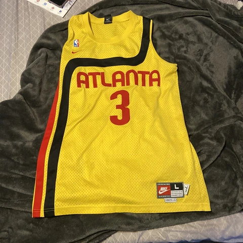 Vintage Nike NBA Atlanta Hawks Shareef Abdur-Arahim Jersey Men’s Size Large Cover